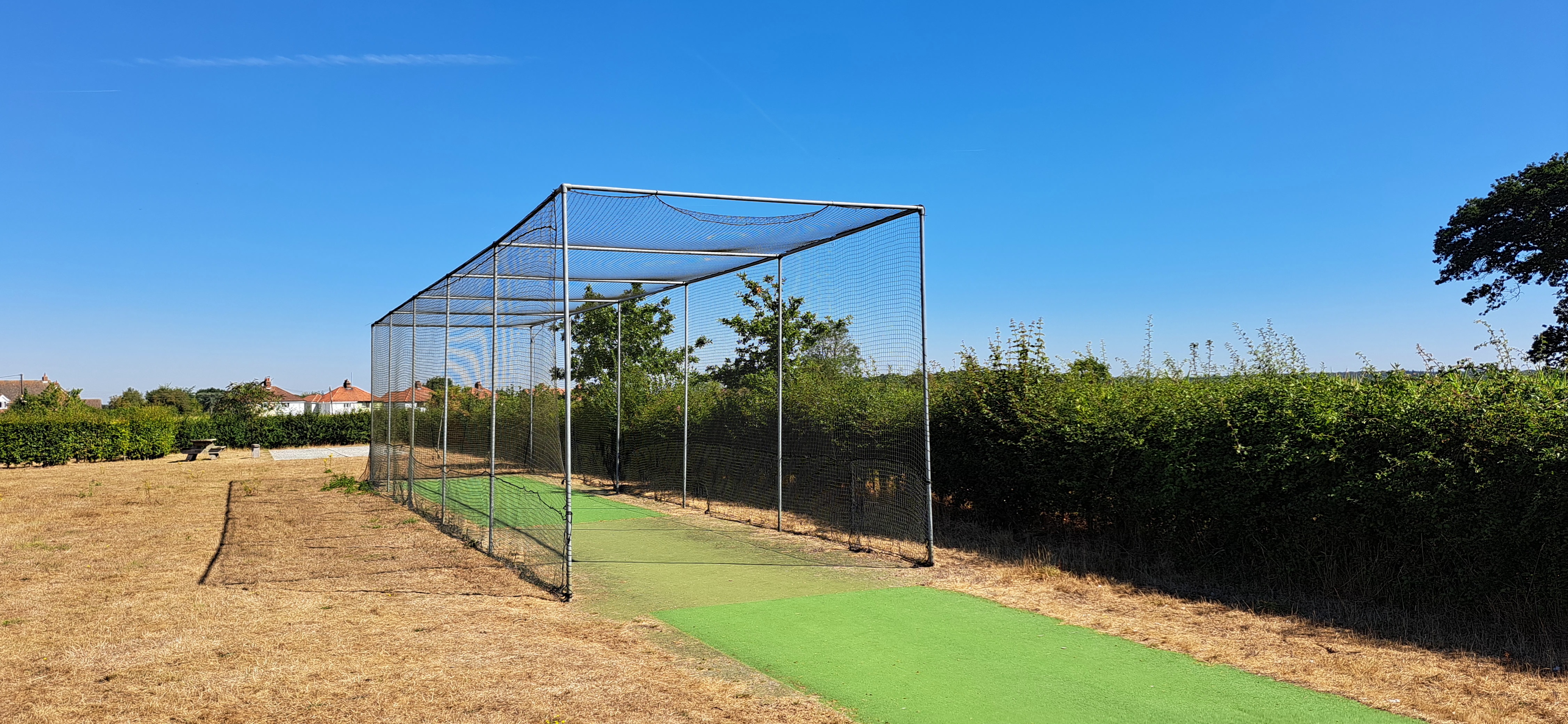 August 2022. Cricket nets