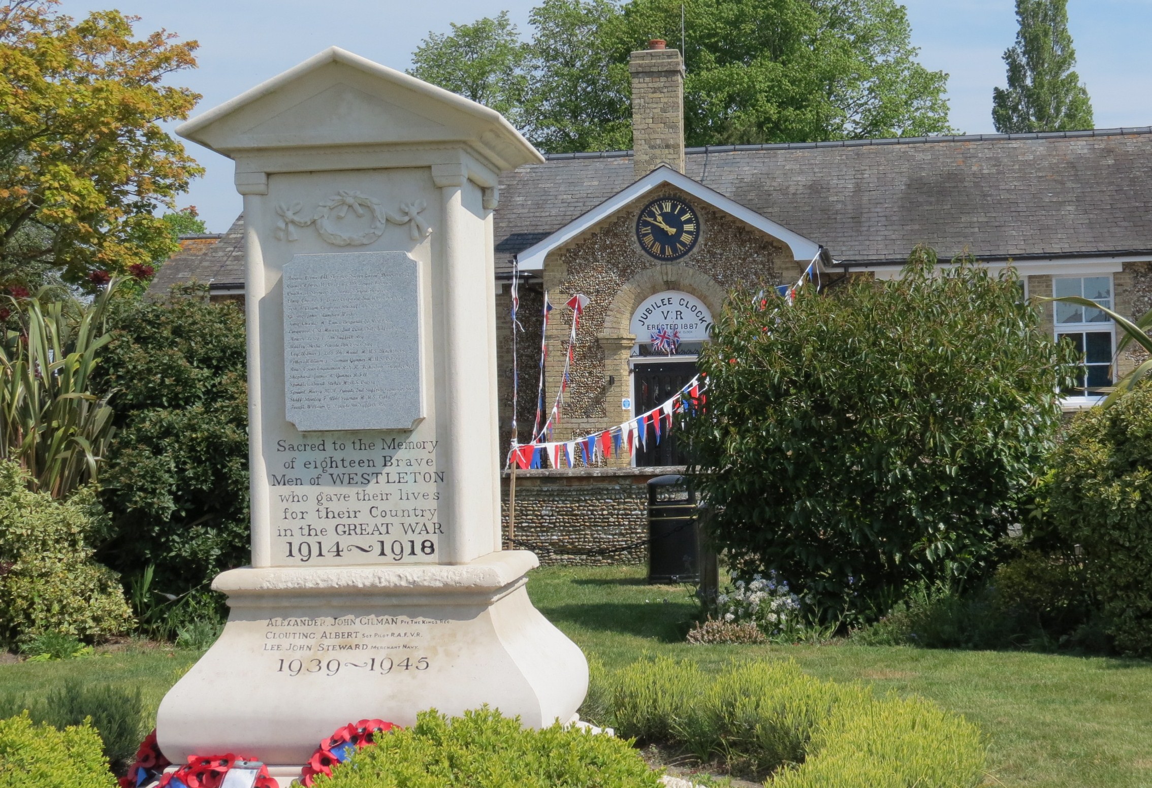 Westleton Village Hall featuring War Memorial